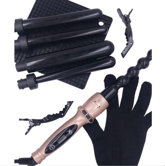 H2D Rose Gold 5 Piece Curling Wand