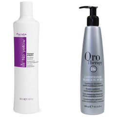 Fanola No Yellow Shampoo & Fanola 24k Diamond Conditioner 350ml