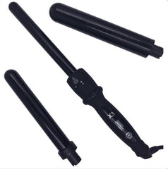 H2D Black 3 Piece Curling Wand